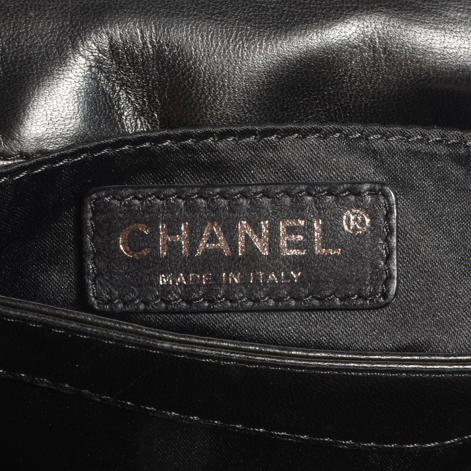 Chanel Lambskin Quilted Mini Chanel 3 Flap Black 6 of 8
