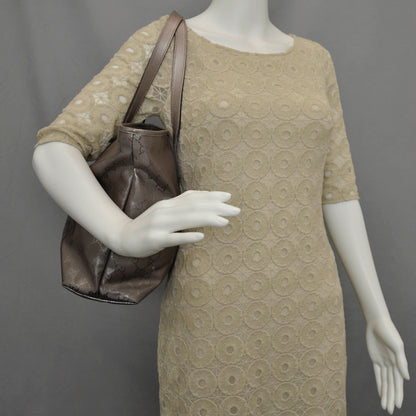 Gucci Imprime Monogram Medium Zippered Shopping Tote Mauve 2 of 9