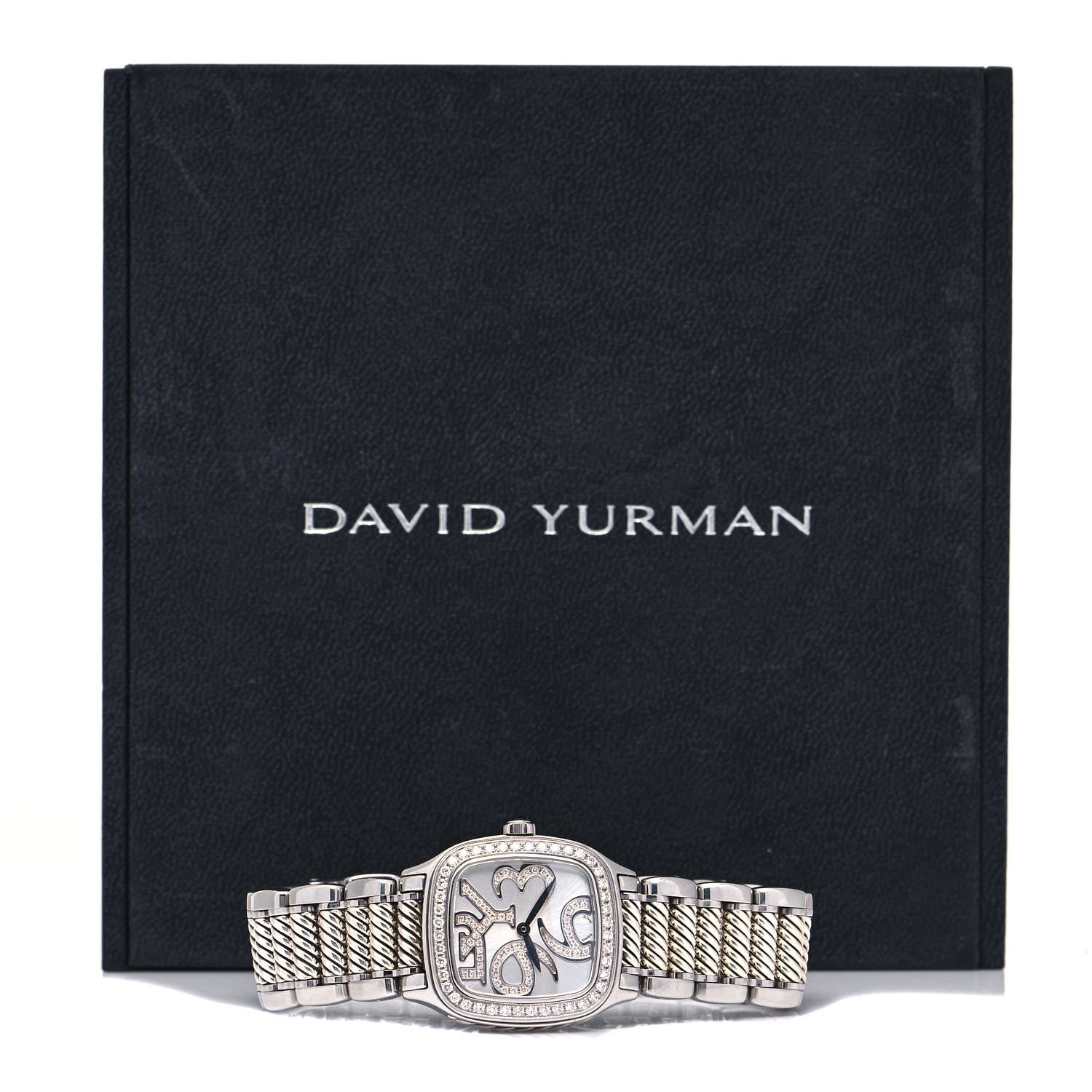 David Yurman Stainless Steel Diamond Bezel Dial 25mm Thoroughbred Quartz Watch 5 of 5