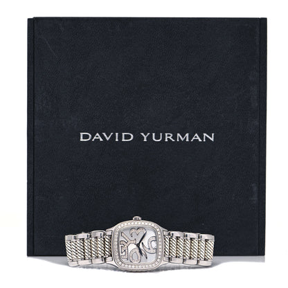 David Yurman Stainless Steel Diamond Bezel Dial 25mm Thoroughbred Quartz Watch 5 of 5