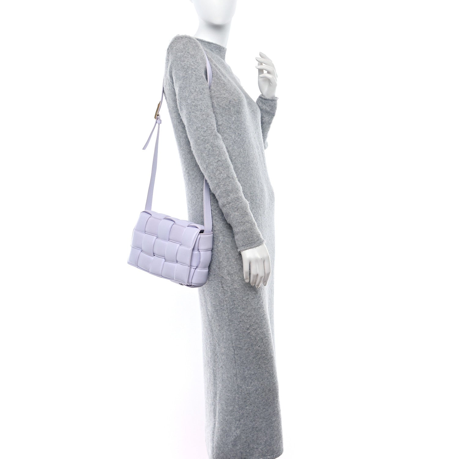 Bottega Veneta Nappa Maxi Intreccio Padded Cassette Crossbody Bag Mirth Washed 3 of 27