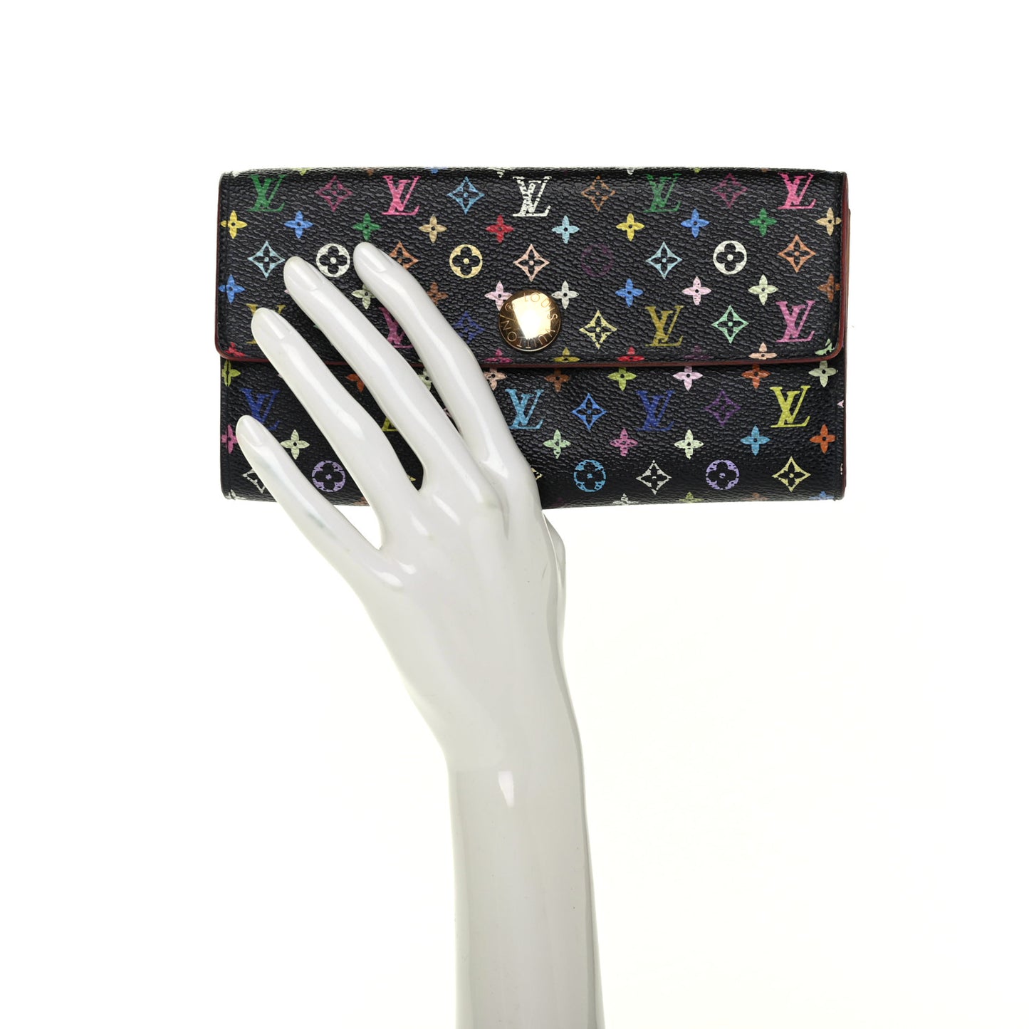 Monogram Multicolor Sarah Wallet Black