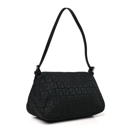Fendi Zucchino Mini Mama Baguette Black 3 of 9