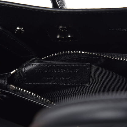 Saint Laurent Grained Calfskin Baby Sac De Jour Black 8 of 9