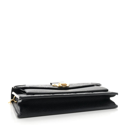 Louis Vuitton Empreinte Vavin Chain Wallet Black 4 of 9