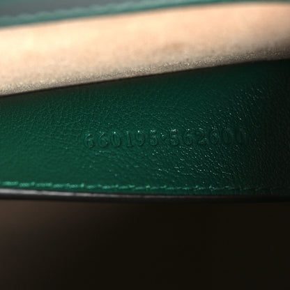 Gucci Wonka Grain Calfskin Small Diana Tote Bag Green Yellow Fluo 7 of 9