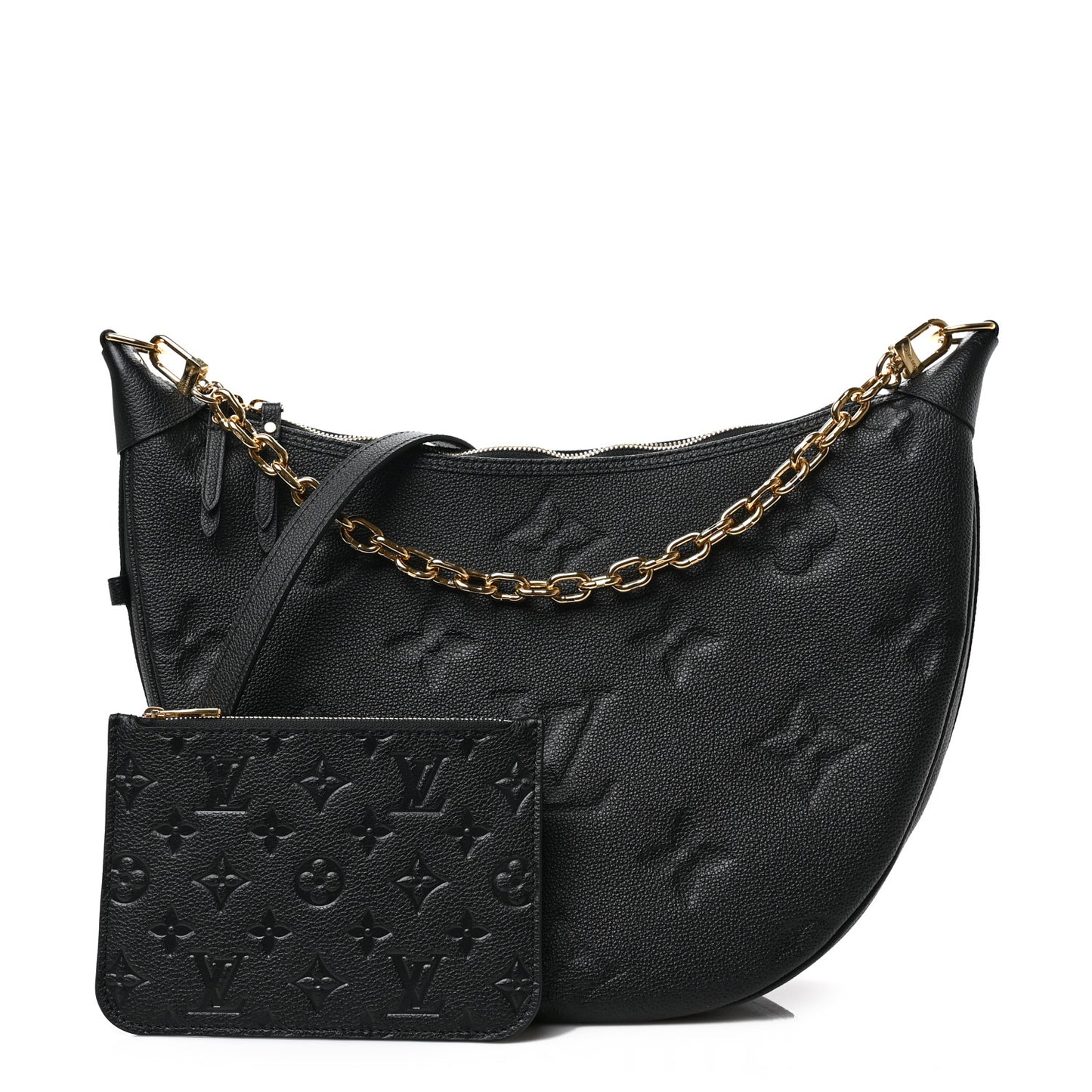 Empreinte Monogram Giant Loop Hobo Black