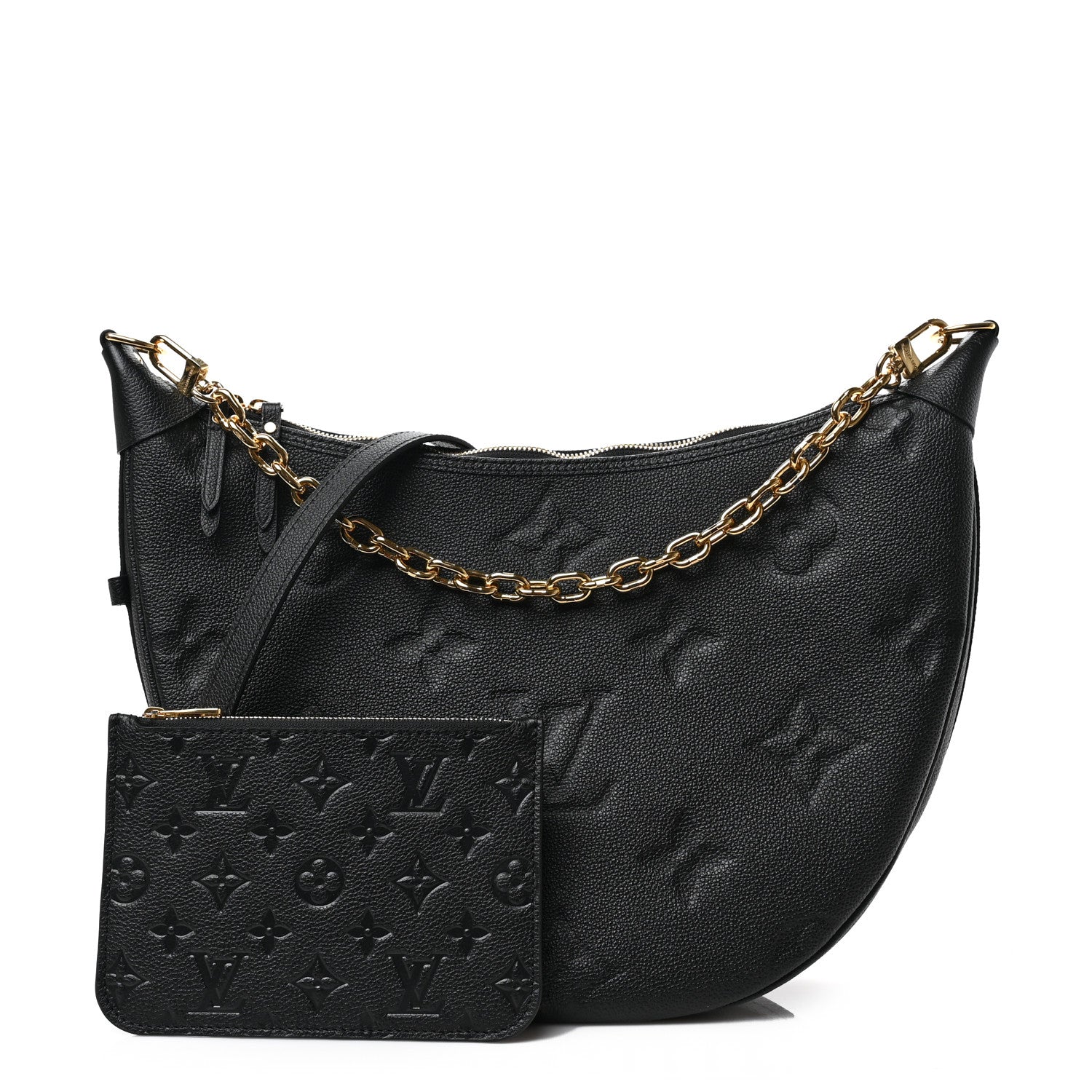 Louis Vuitton Empreinte Monogram Giant Loop Hobo Black 1 of 15