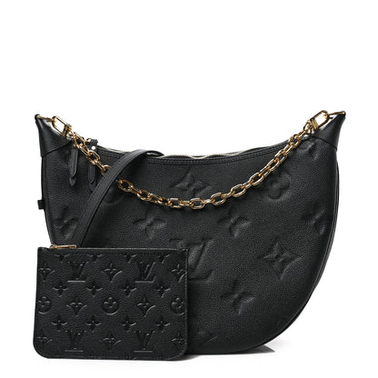 Louis Vuitton Empreinte Monogram Giant Loop Hobo Black 1 of 15