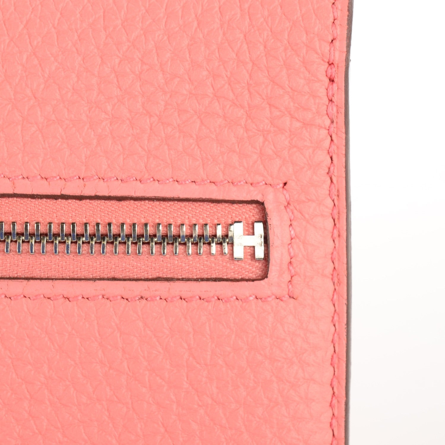 Hermes Togo Dogon Recto Verso Wallet Rose Candy 5 of 10