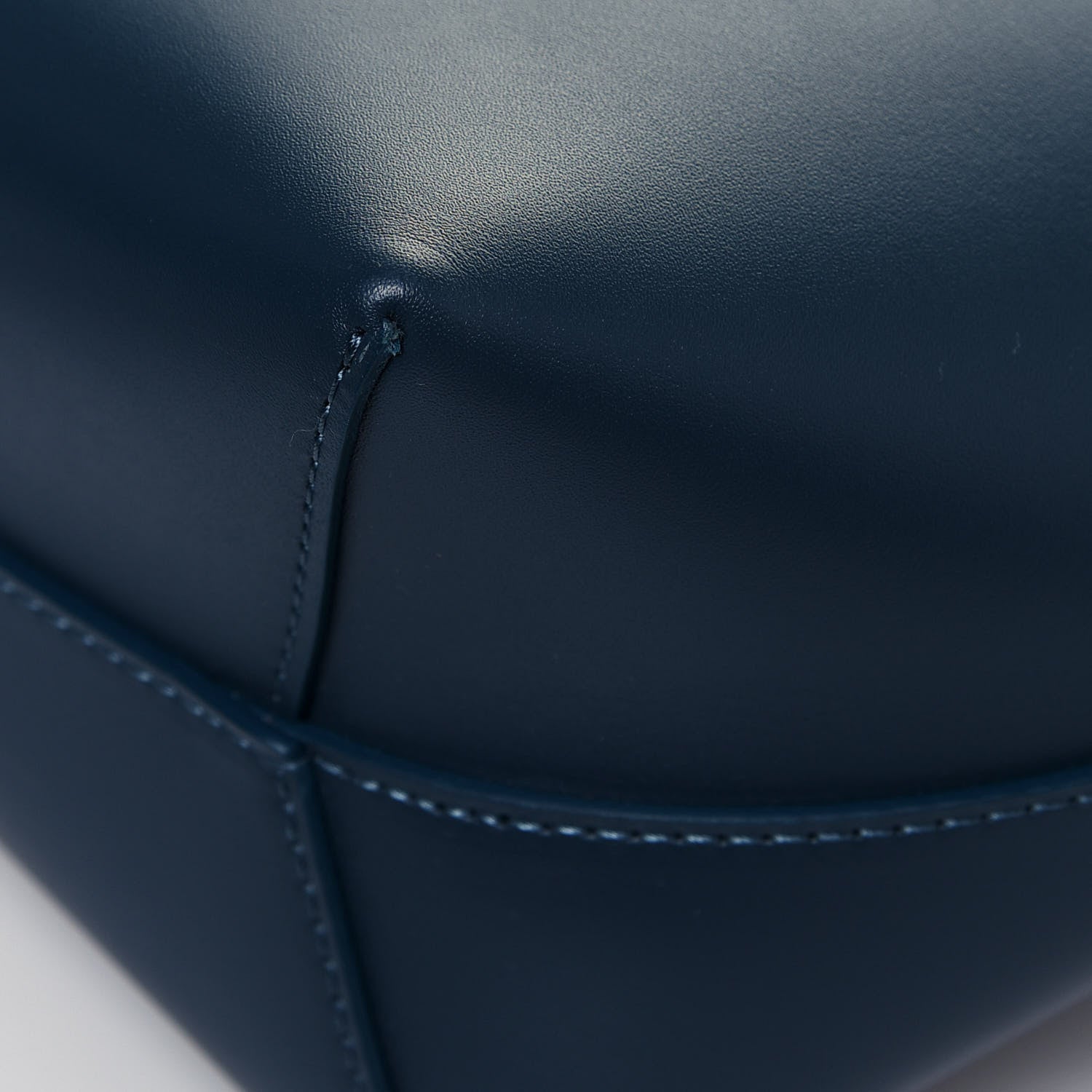 Mansur Gavriel Calfskin North South Tote Navy 11 of 13