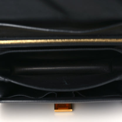 Celine Box Calfskin Medium Classic Box Flap Bag Black 7 of 10