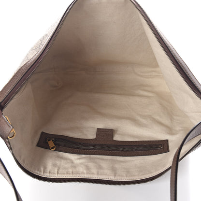 Gucci GG Supreme Monogram Web Ophidia Half Moon Hobo Brown 5 of 10