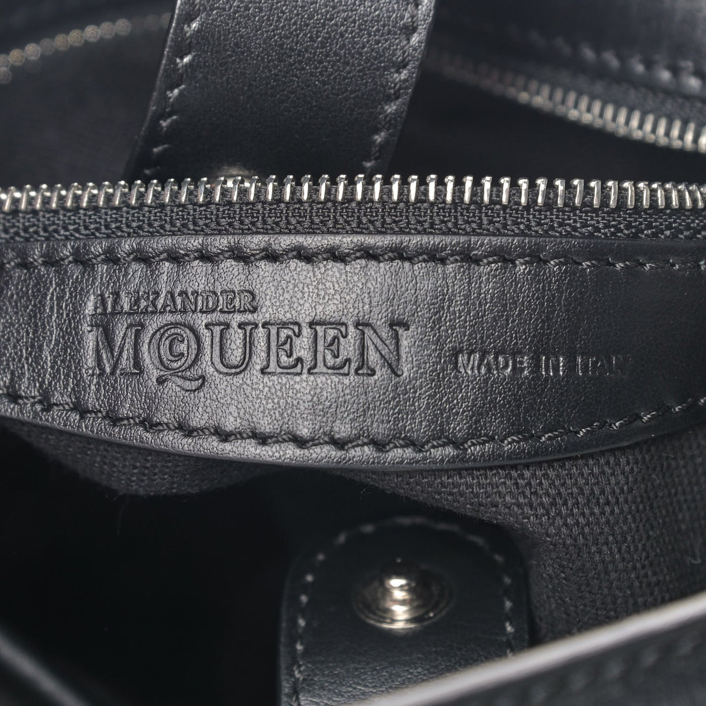 Calfskin Studded Crossbody Bag Black