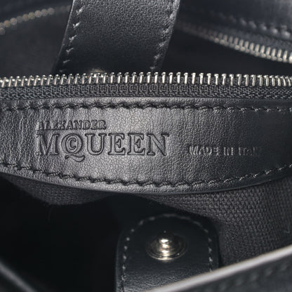 Alexander McQueen Calfskin Studded Crossbody Bag Black 8 of 10