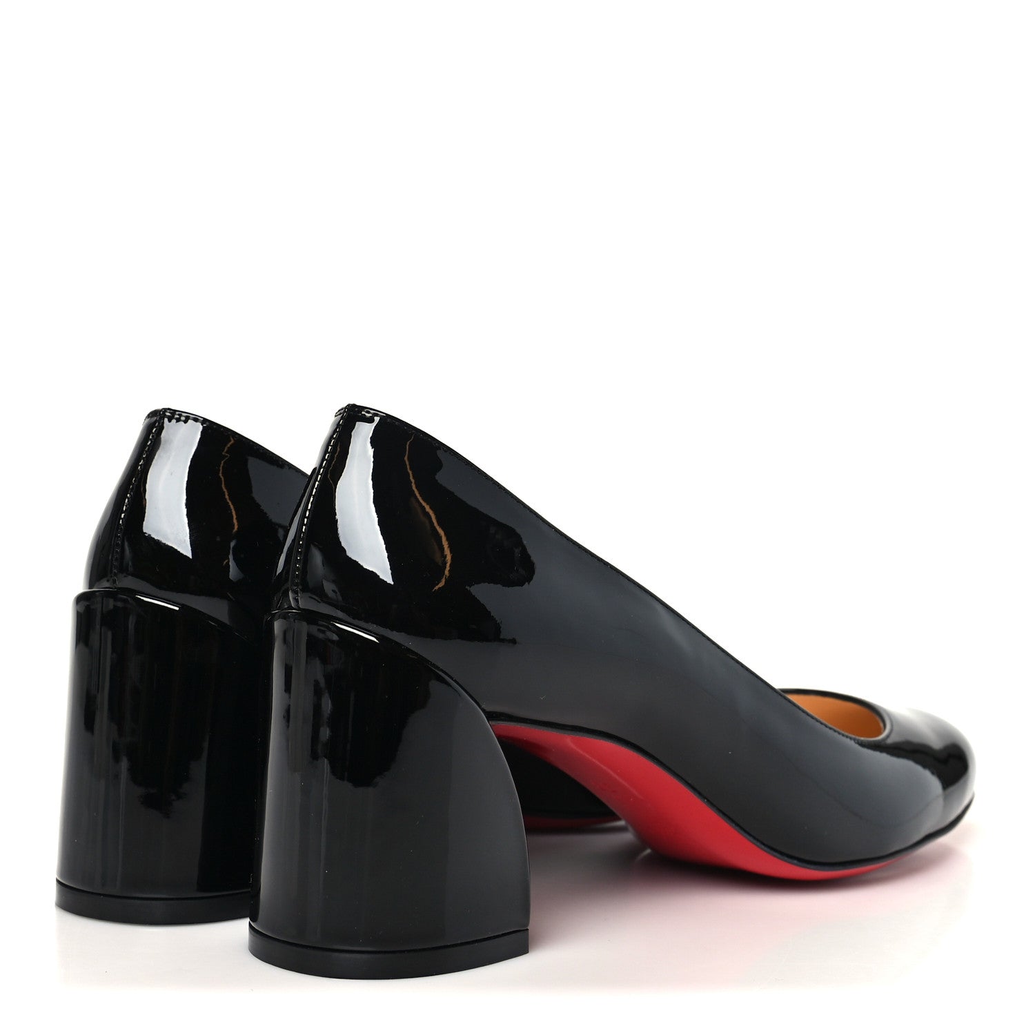Christian Louboutin Patent Calfskin Miss Sab 55 Pumps 38 Black 5 of 9