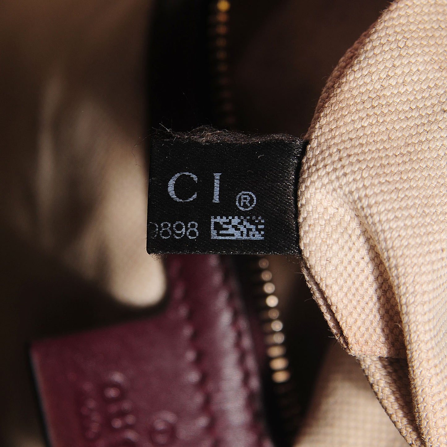 Imprime Monogram Medium Joy Boston Bordeaux