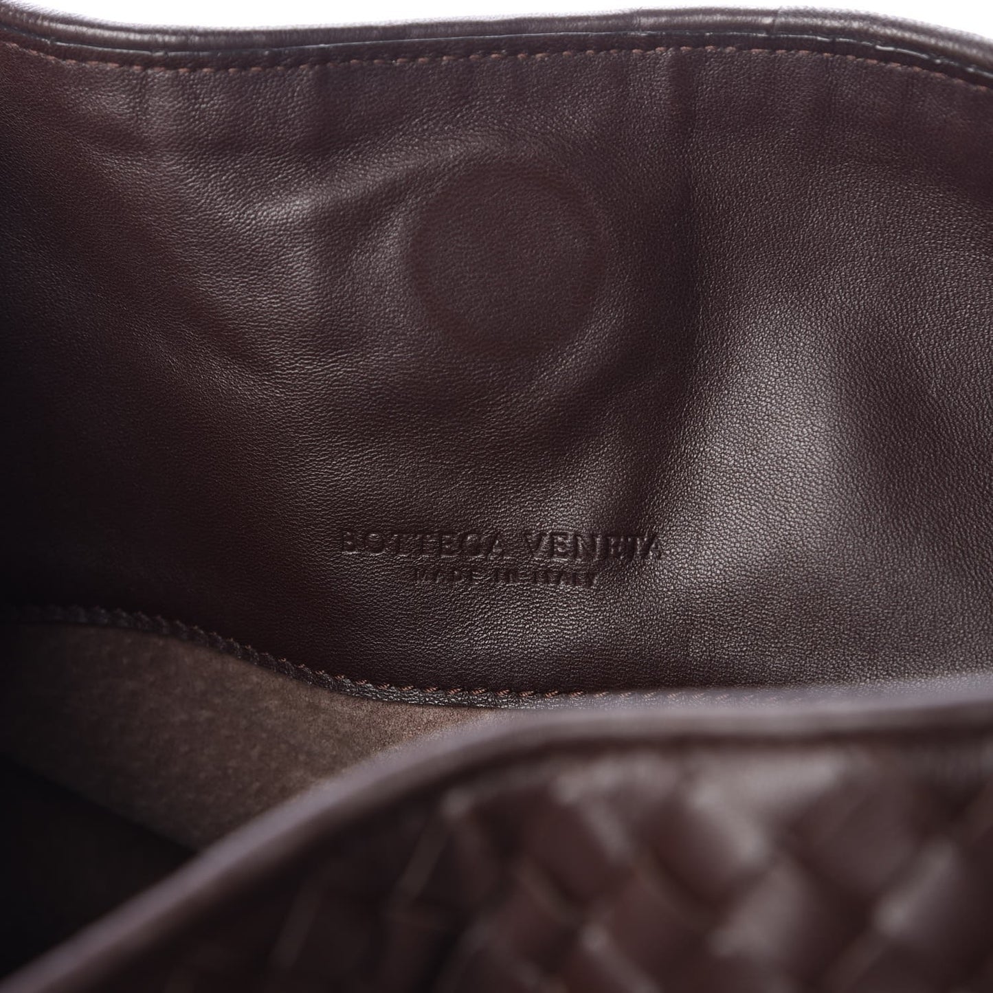 Nappa Intrecciato Parachute Bag Ebano