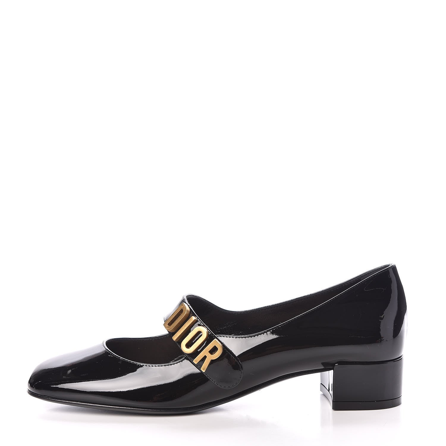Christian Dior Patent Baby-D Ballet Pumps 36 Black 1 of 8