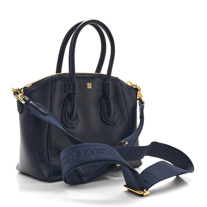 Givenchy Box Calfskin Mini Sport Antigona Top Handle Bag Navy 3 of 10