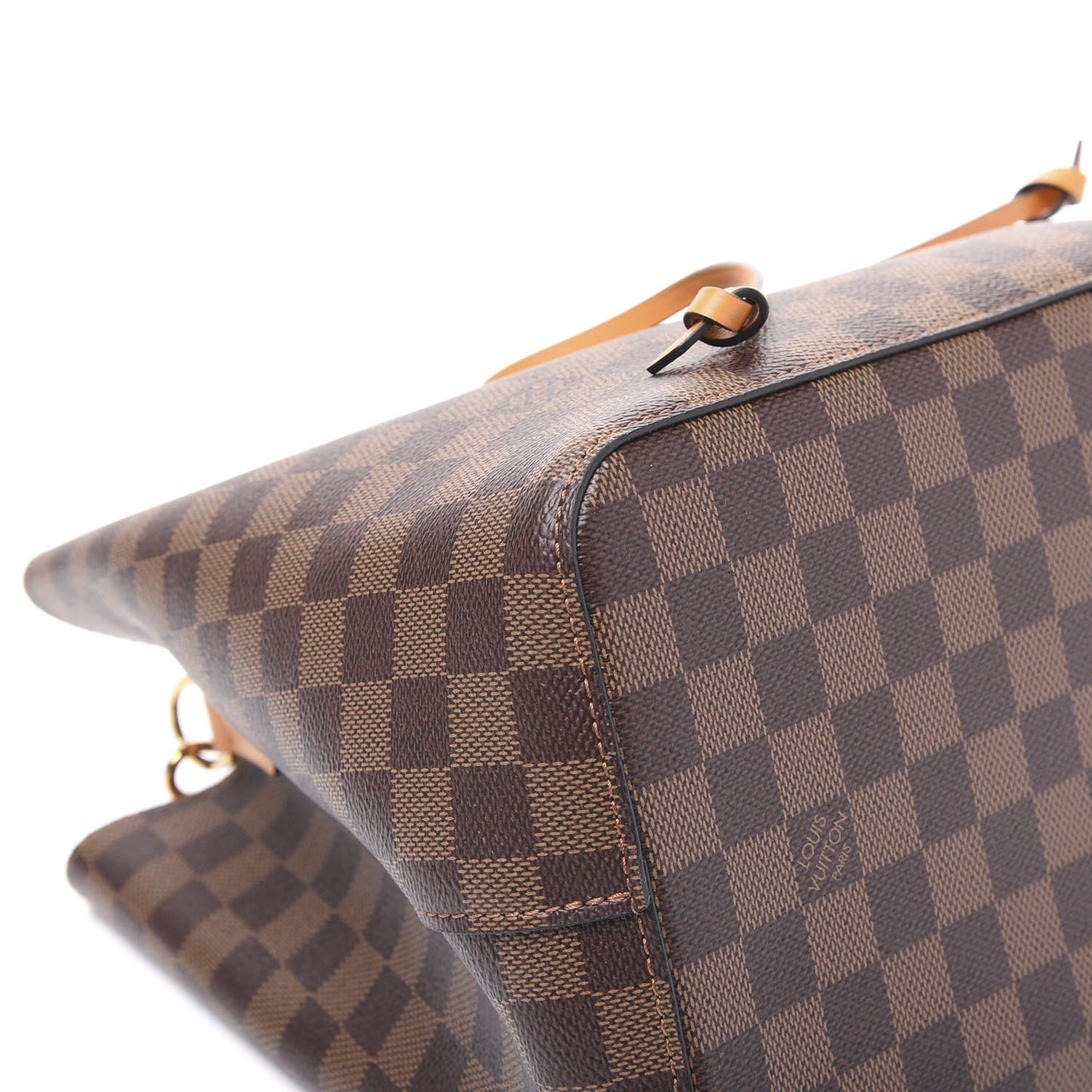 Damier Ebene Neonoe MM Safran
