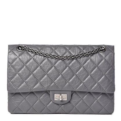Chanel Aged Calfskin Quilted 2.55 Reissue 226 Flap Grey 1 of 20