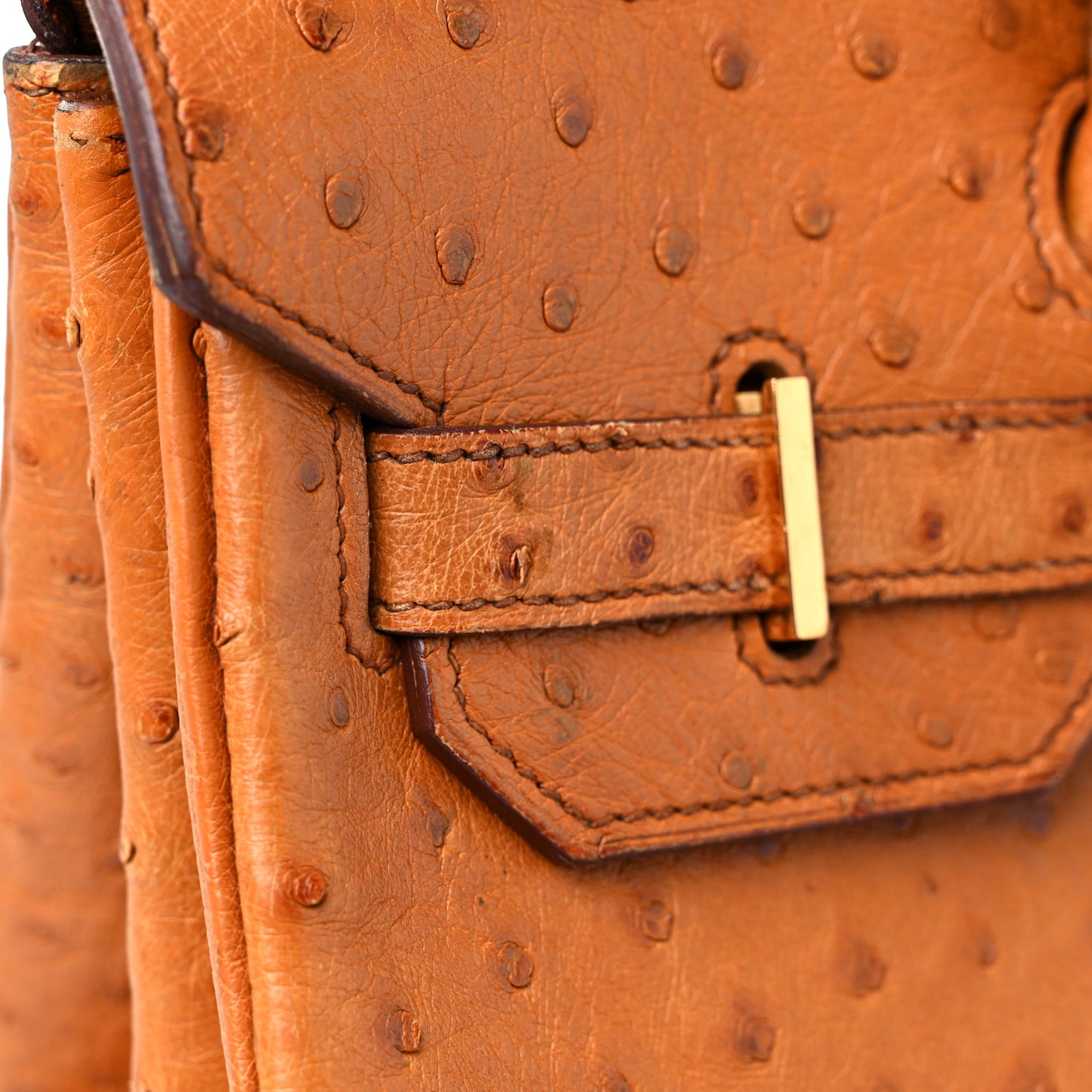 Ostrich HAC Birkin 32 Gold