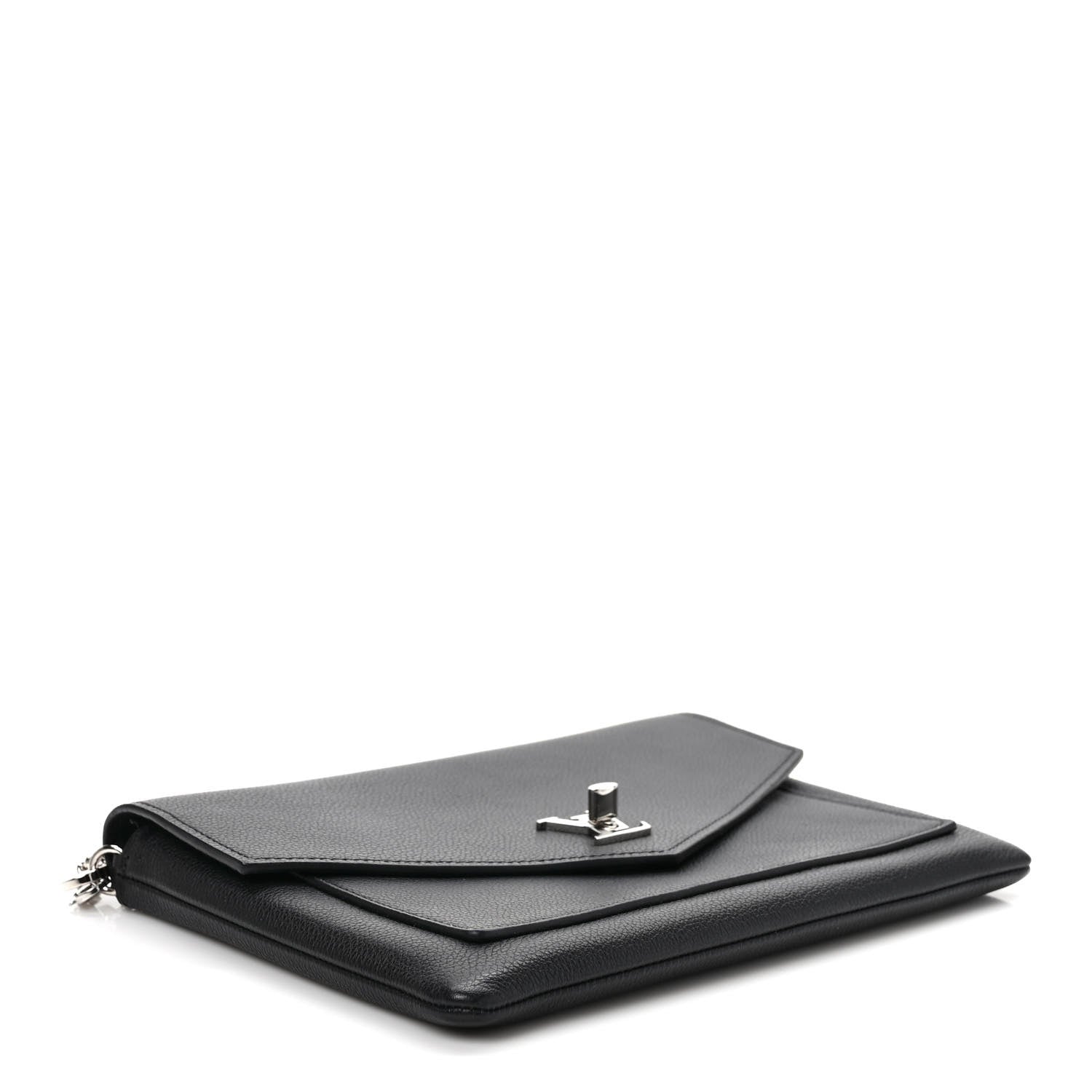 Louis Vuitton Soft Calfskin My Lockme Pochette Black 4 of 9