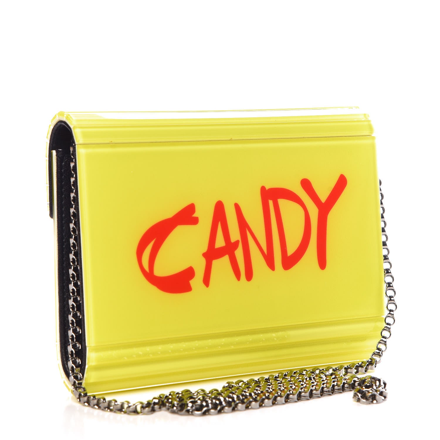 Jimmy Choo Acrylic You Are What You Wear Candy Clutch Yellow Multi 3 of 9