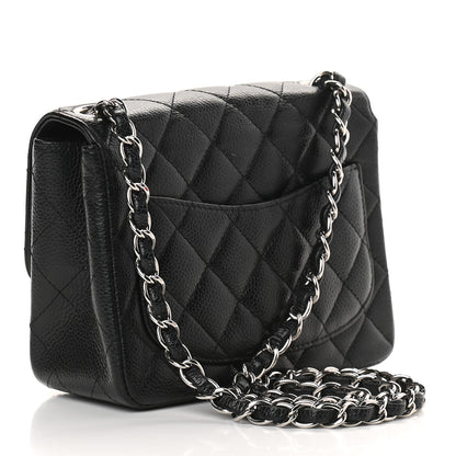 Chanel Caviar Quilted Mini Square Flap Black 3 of 9