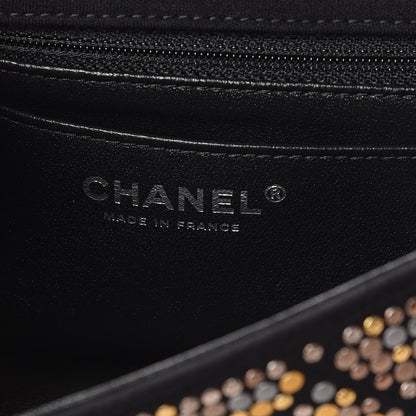 Chanel Jersey Embellished Mini Flap Black 8 of 10