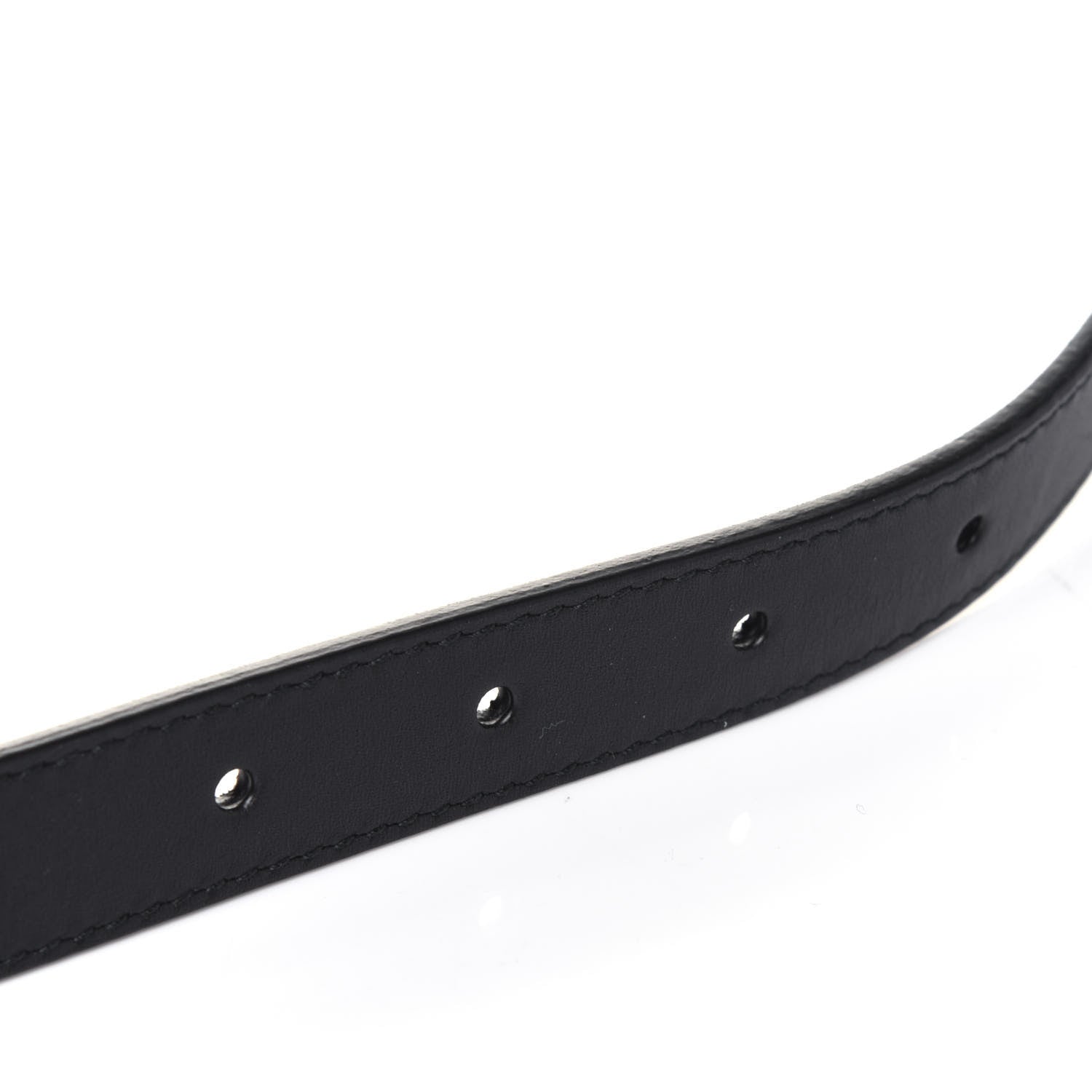 Gucci Calfskin Double G 20mm Belt 95 38 Black 7 of 7