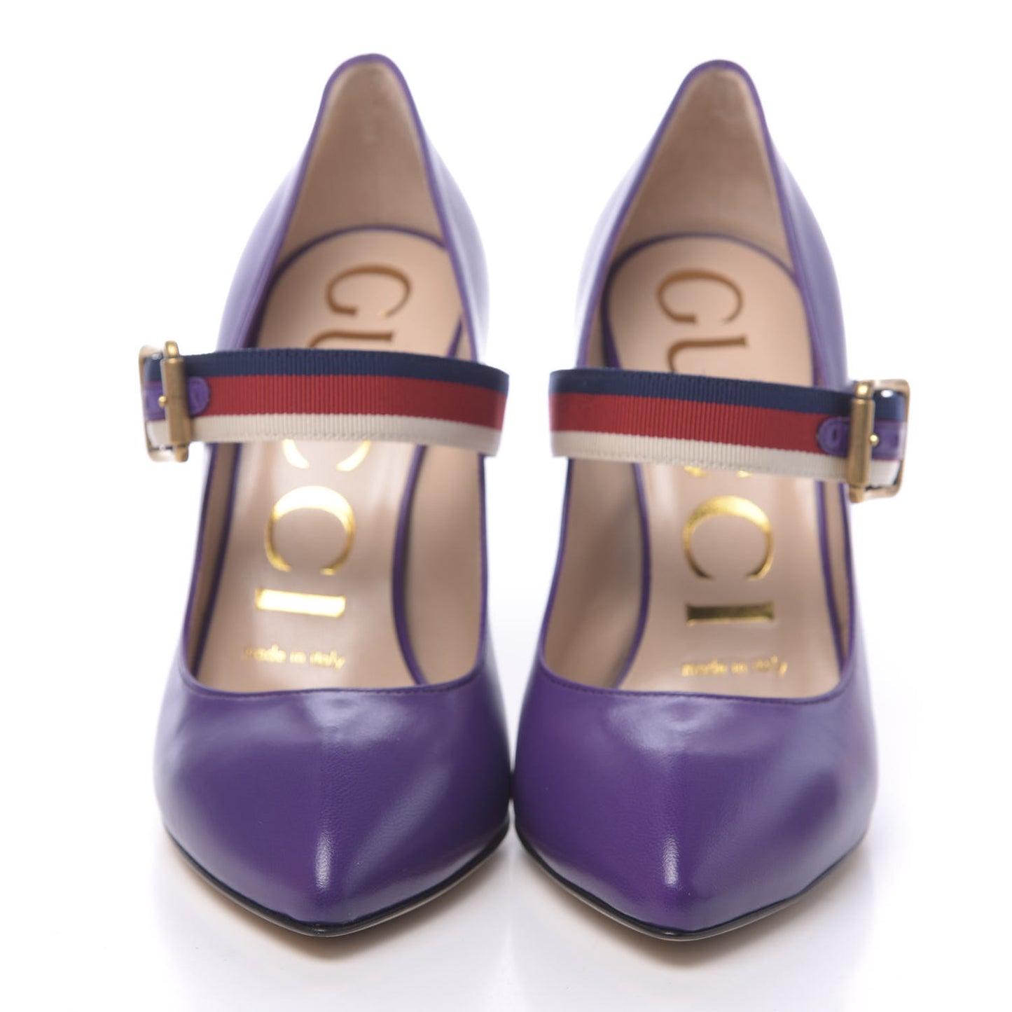 Malaga Kid Sylvie High Heel Pumps 35.5 Shine Purple
