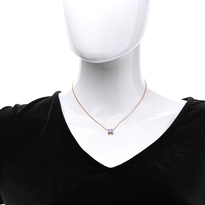 Hermes Rose Gold Mini Pop H Pendant Necklace Lilas 2 of 8