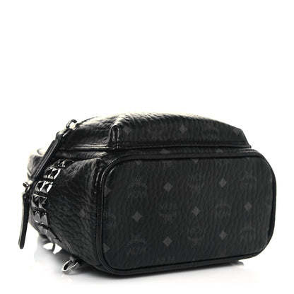 MCM Visetos Side Stud X-Mini Stark Bebe Boo Backpack Black 4 of 12