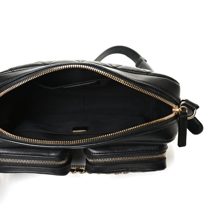 Chanel Calfskin Quilted Large Camera Case Black 5 of 13