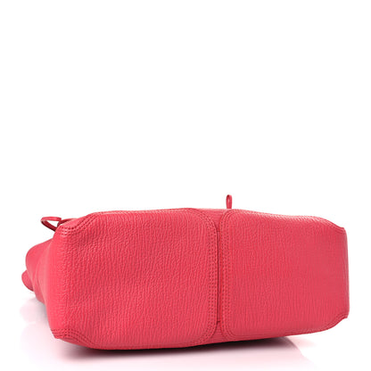 3.1 Phillip Lim Textured Calfskin Medium Pashli Satchel Raspberry 4 of 8