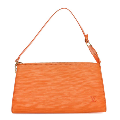 Louis Vuitton Epi Pochette Accessories 24 Mandarin 1 of 10