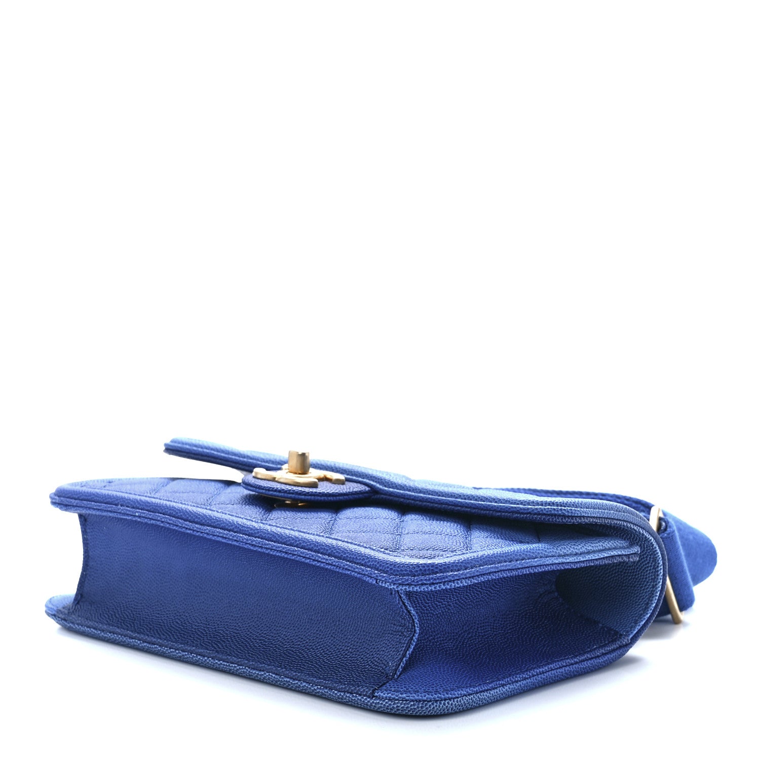 Chanel Caviar Quilted Small Sunset On The Sea Flap Blue 10 of 13