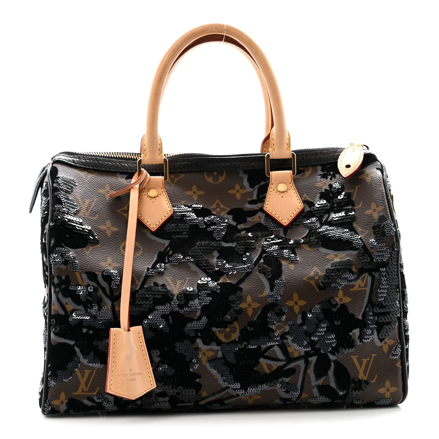 Louis Vuitton Monogram Fleur De Jais Sequins Speedy 30 1 of 17