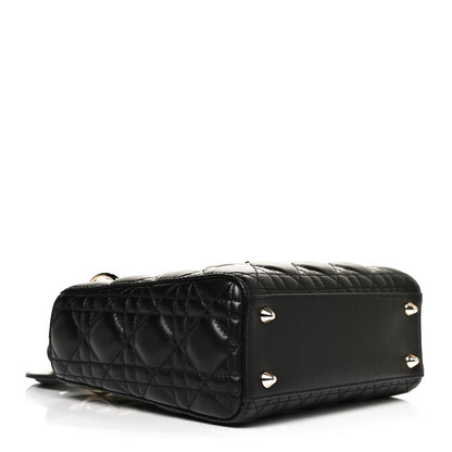 Christian Dior Lambskin Cannage Small Lucky Badges My Lady Dior Black 4 of 11
