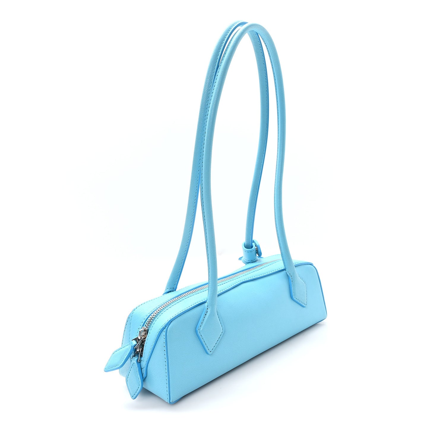 Shiny Goatskin Small Le Teckel Bag Amazonite