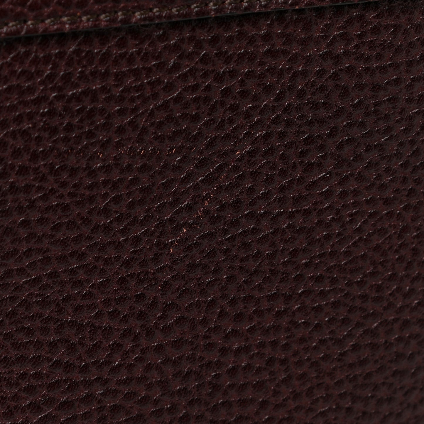 Glossy Goatskin Medium Lily Oxblood