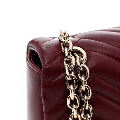 Gucci Lambskin Matelasse Small GG Marmont Shoulder Bag Rosso Ancora 12 of 12