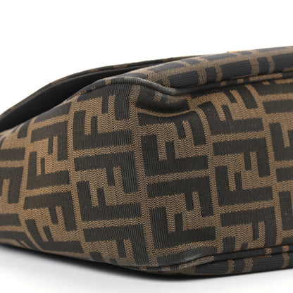Fendi Zucca Vitello Artic Messenger Bag Tobacco Castagna 8 of 15