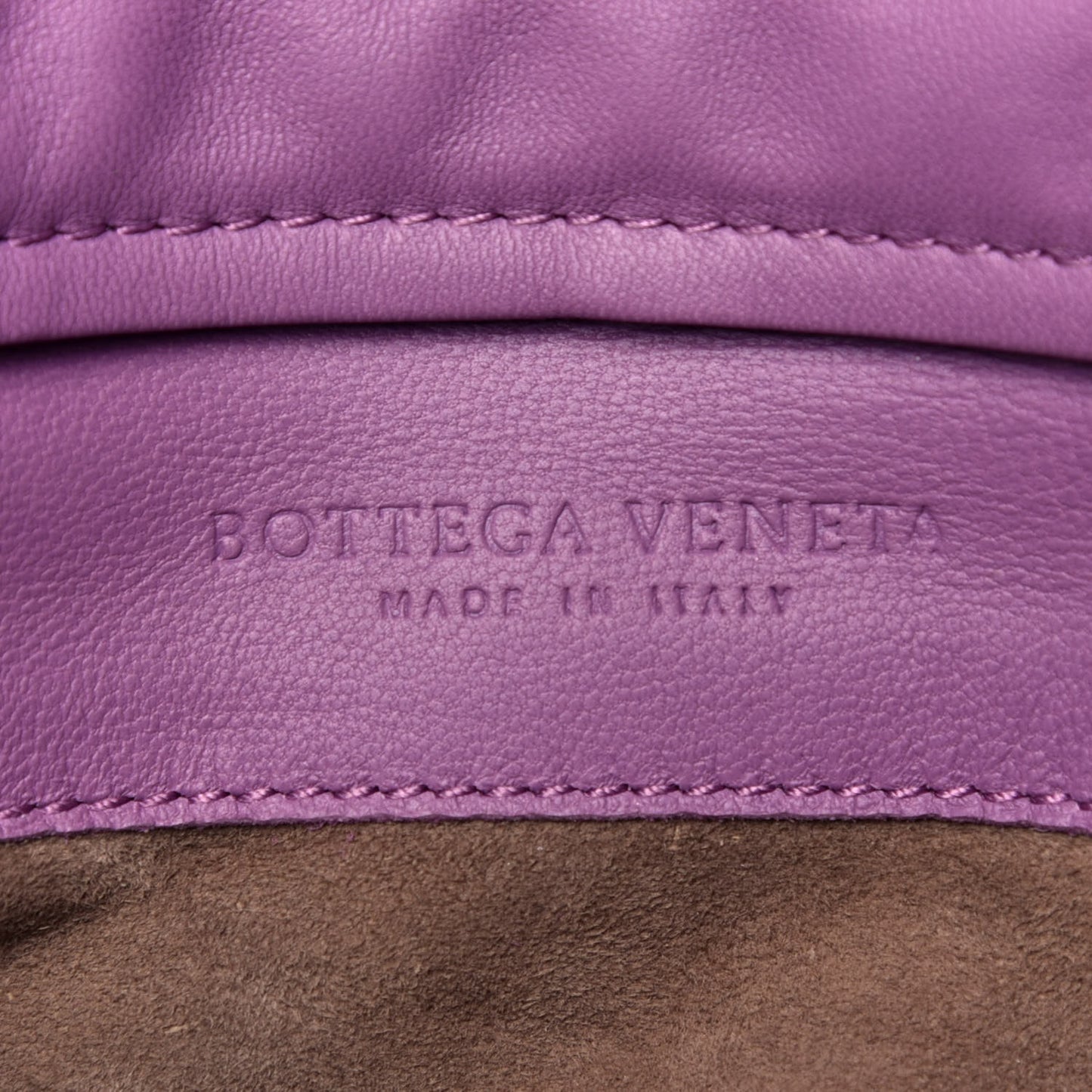 Snakeskin Turnlock Clutch Purple