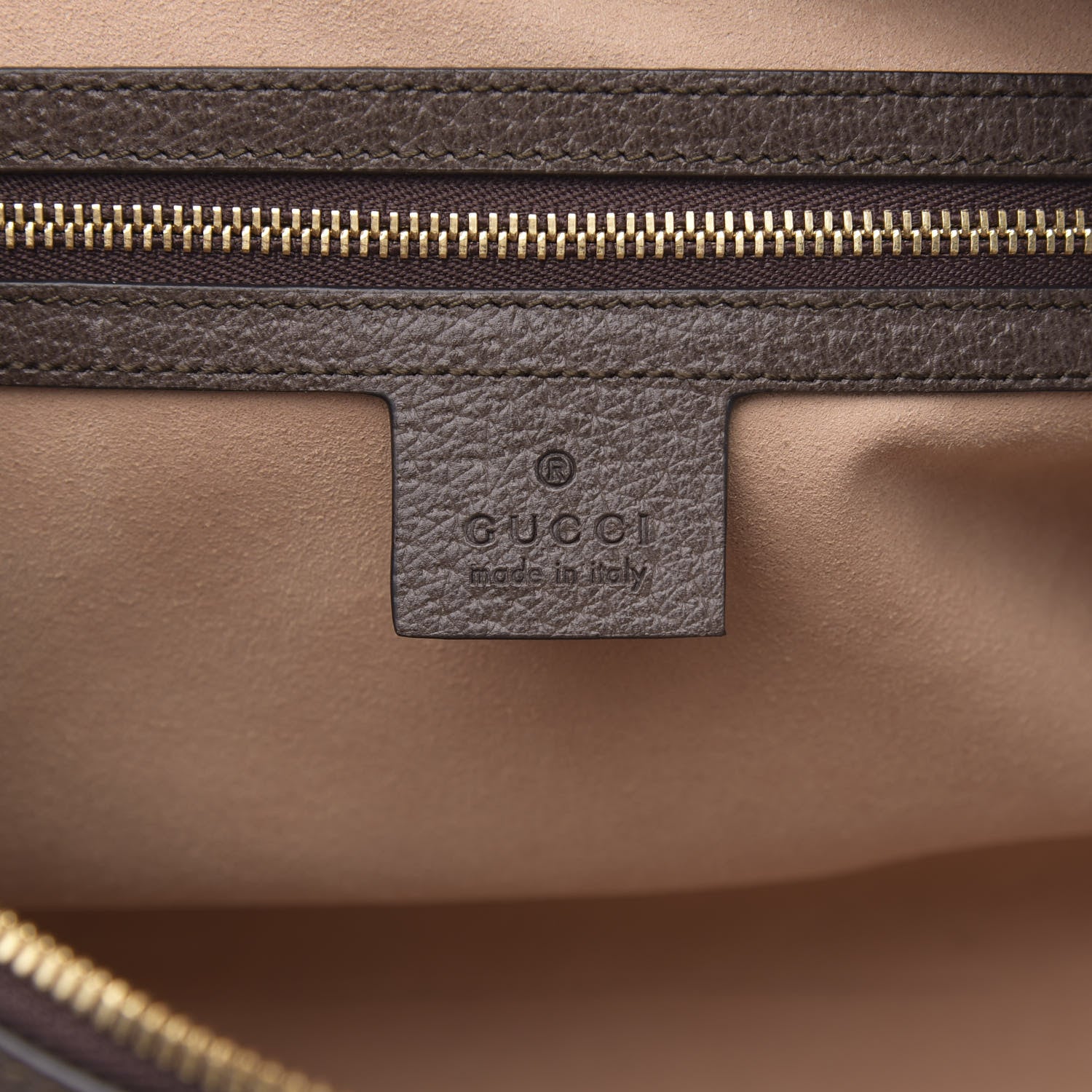 Gucci GG Supreme Monogram Web Medium Ophidia Boston Brown 6 of 10
