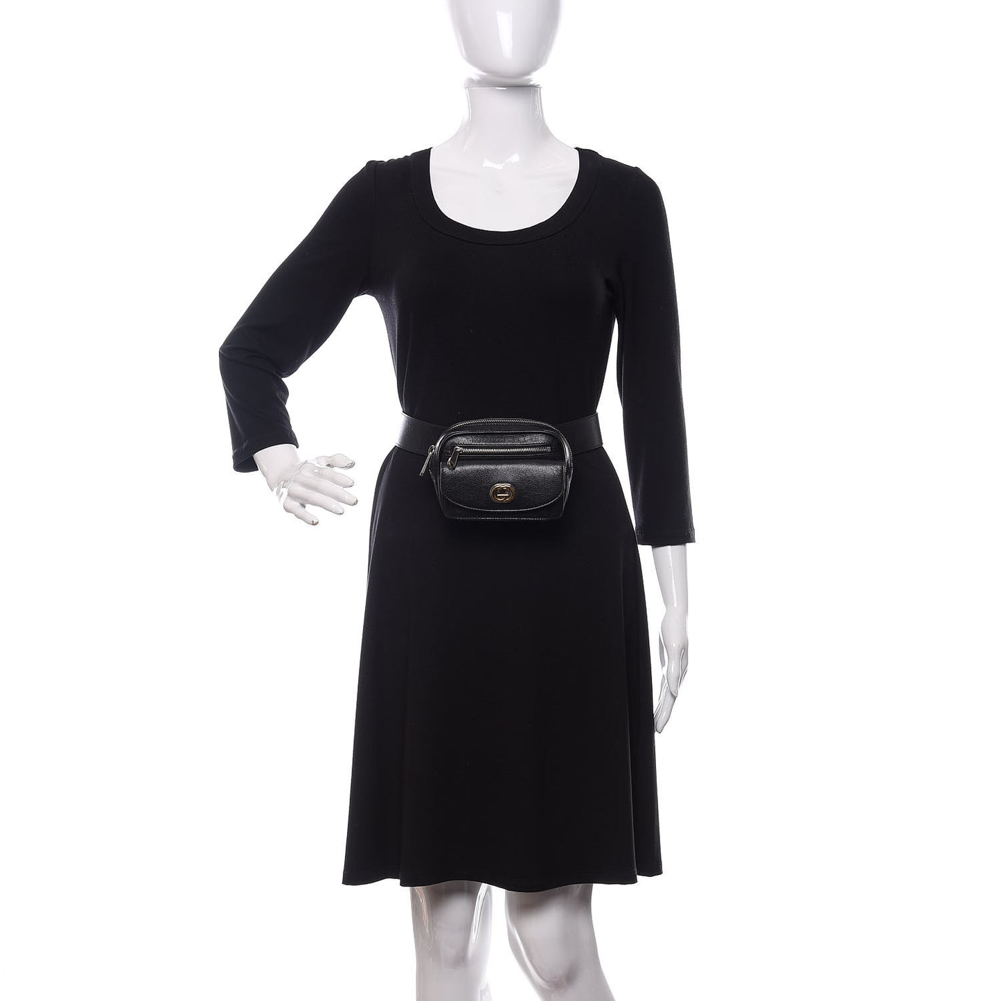 Fluffy Calfskin Mini Morpheus Belt Bag 70 28 Black