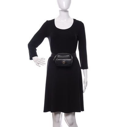 Gucci Fluffy Calfskin Mini Morpheus Belt Bag 70 28 Black 2 of 11