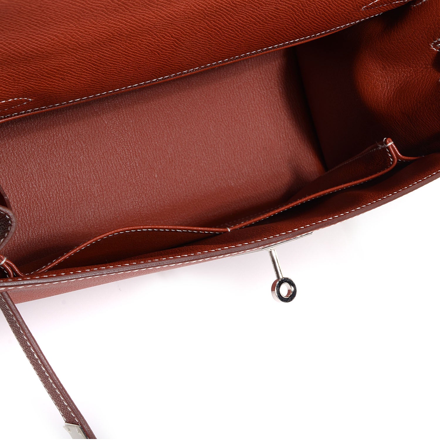 Hermes Epsom Kelly Sellier 32 Brique 6 of 25